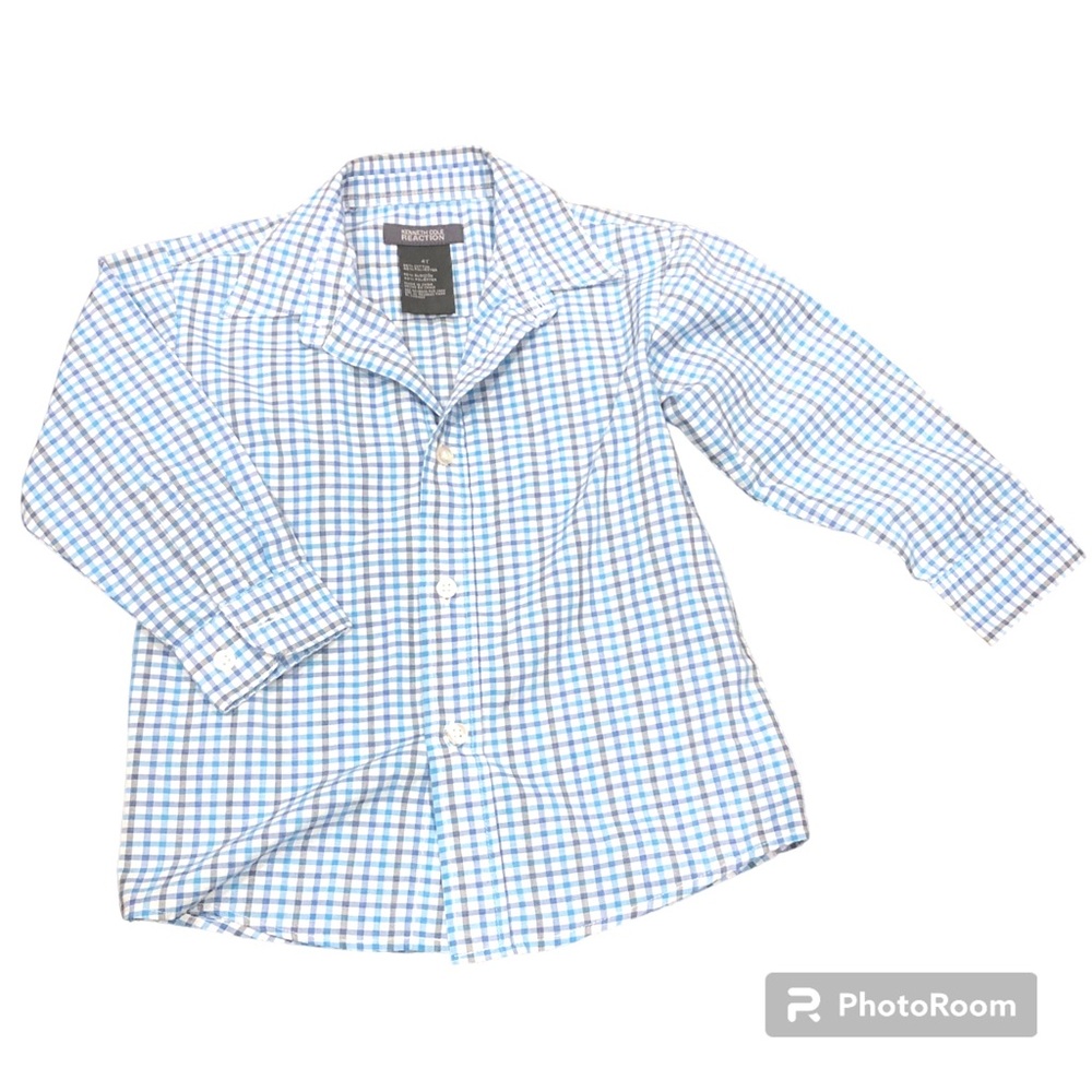 Kenneth Cole Reaction Boys Button Down Dress Shirt size 4T
